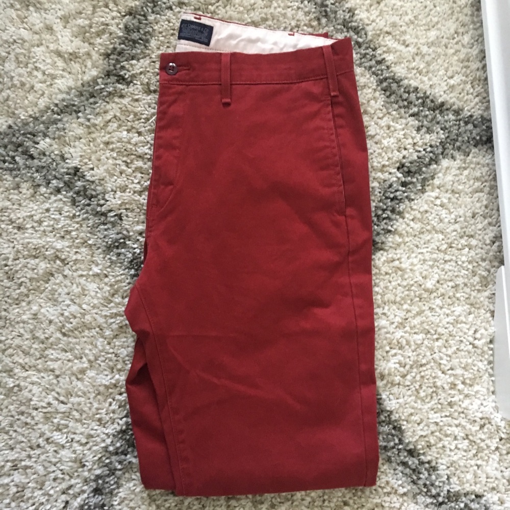 Levi Velvet Red Chinos